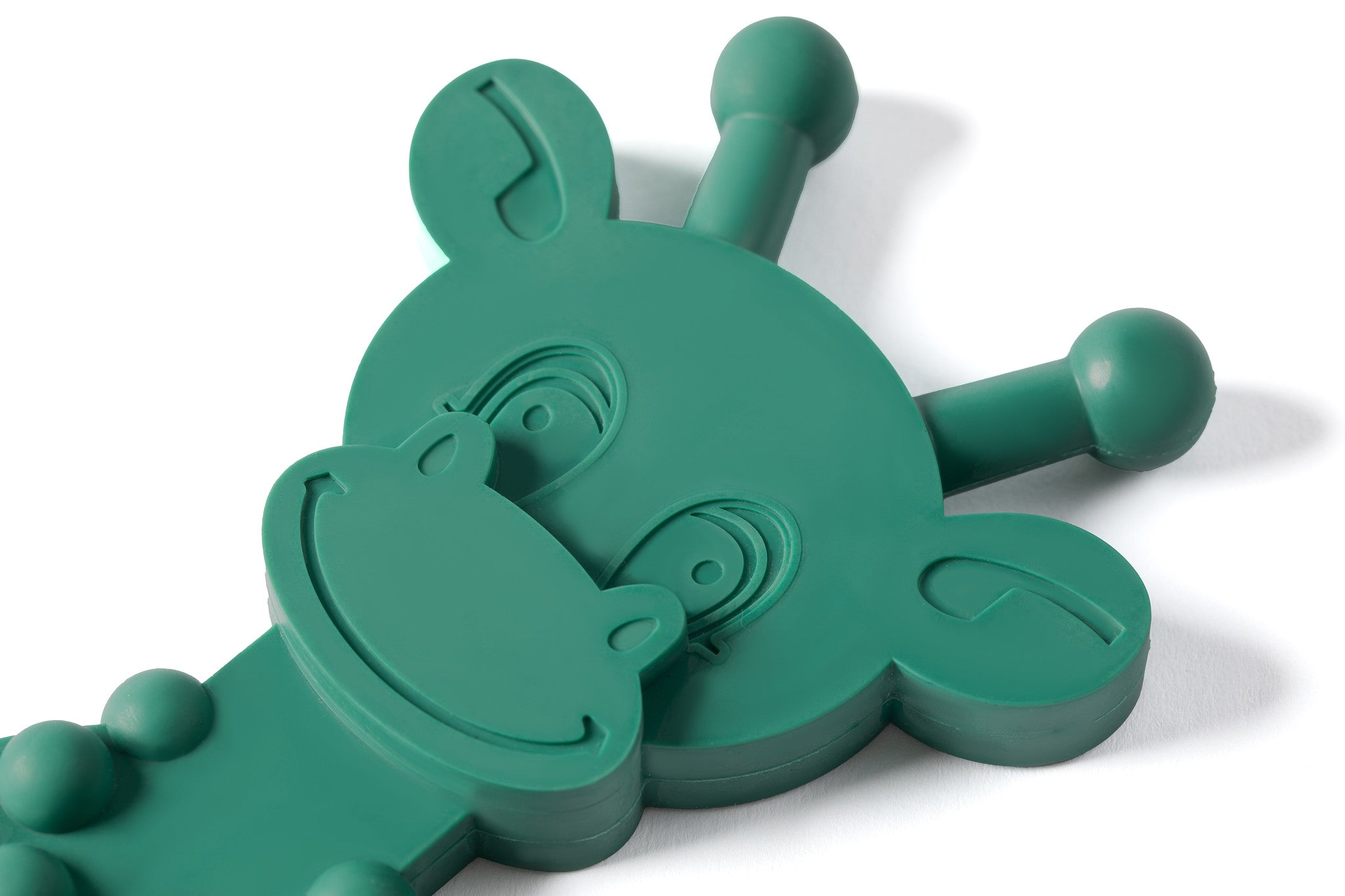 The Little Bamber - Green - Natural Rubber & Baltic Amber Teething Toy - Aaria Tees Aaria Tees