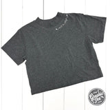 We'll Be Alright Embroidered Waist Length Crop Tee - Aaria Tees Aaria Tees