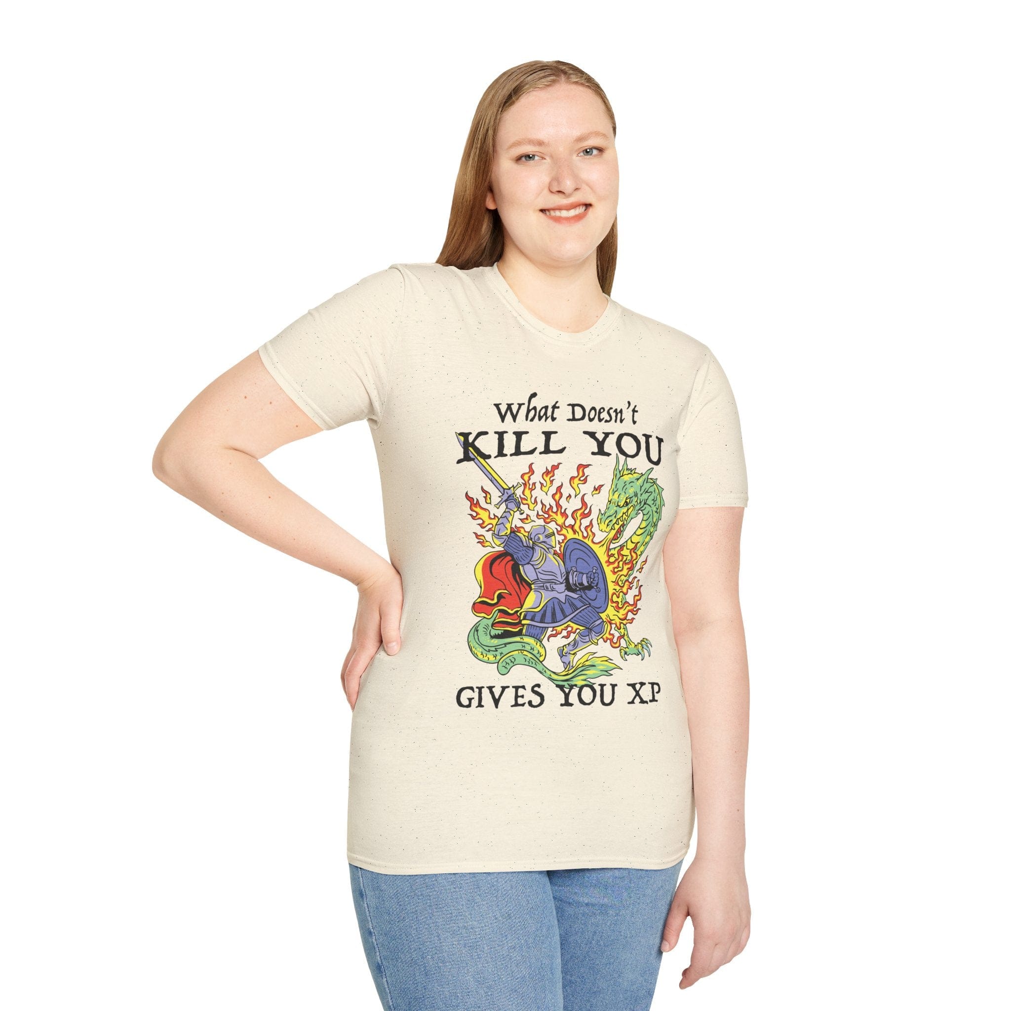What Doesn't Kill You Gives You XP T-Shirt - Aaria Tees Aaria Tees