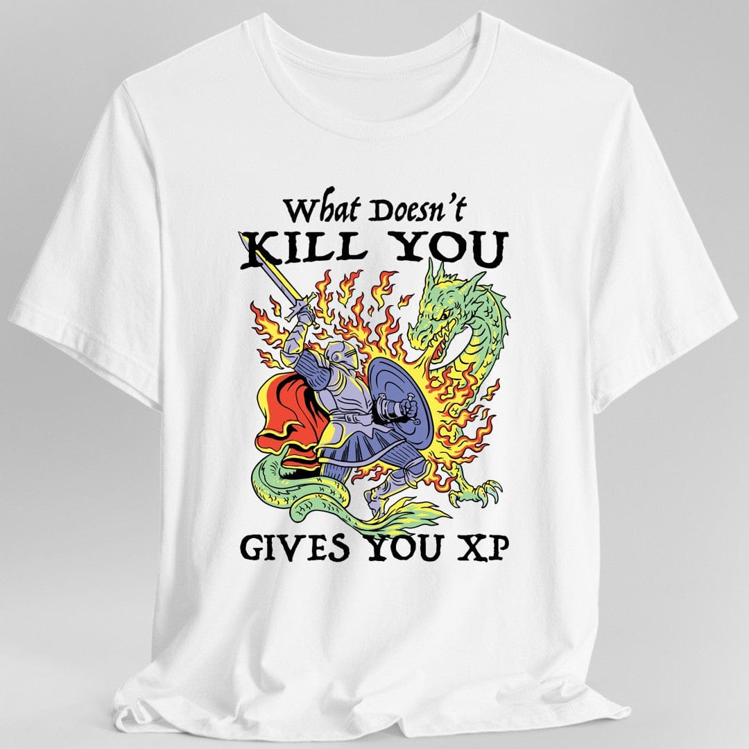 What Doesn't Kill You Gives You XP T-Shirt - Aaria Tees Aaria Tees