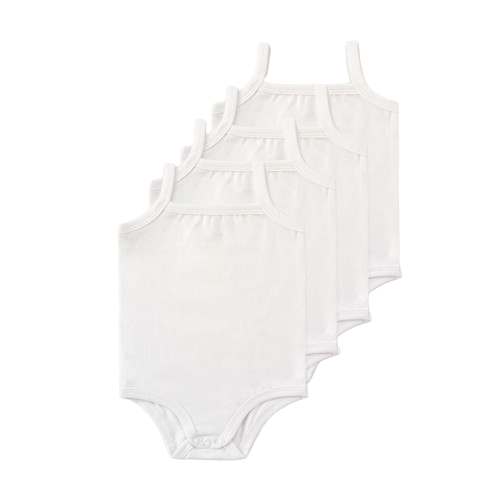 White Sleeveless Pk - Aaria Tees