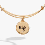Wife 'True Love Stories Never Have Endings' Charm Bangle - Aaria Tees Aaria Tees