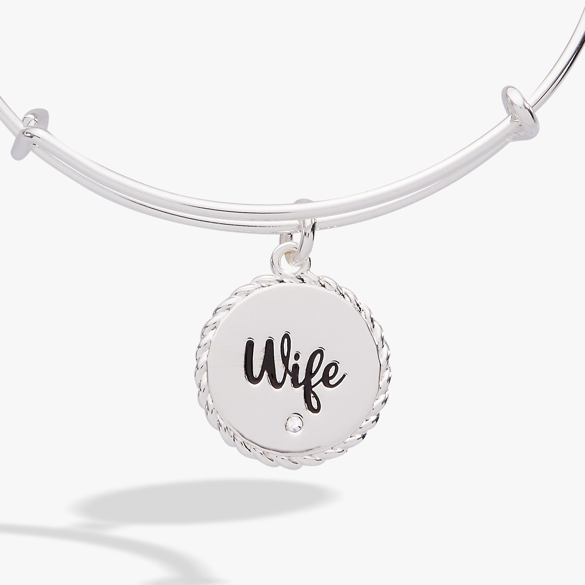 Wife 'True Love Stories Never Have Endings' Charm Bangle - Aaria Tees Aaria Tees