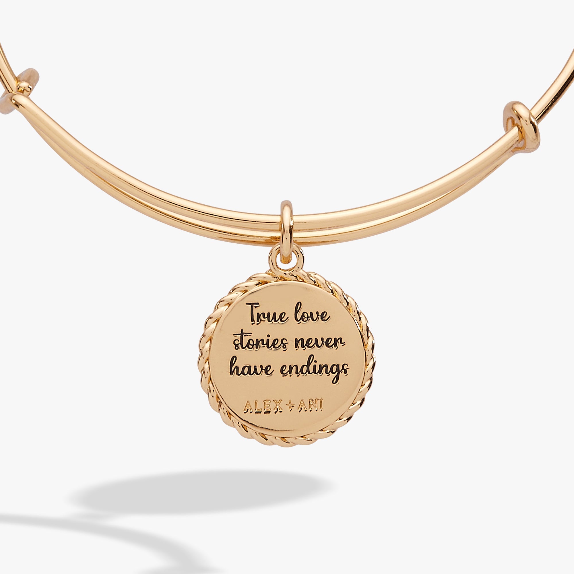 Wife 'True Love Stories Never Have Endings' Charm Bangle - Aaria Tees Aaria Tees