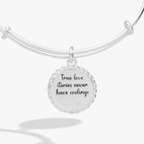 Wife 'True Love Stories Never Have Endings' Charm Bangle - Aaria Tees Aaria Tees