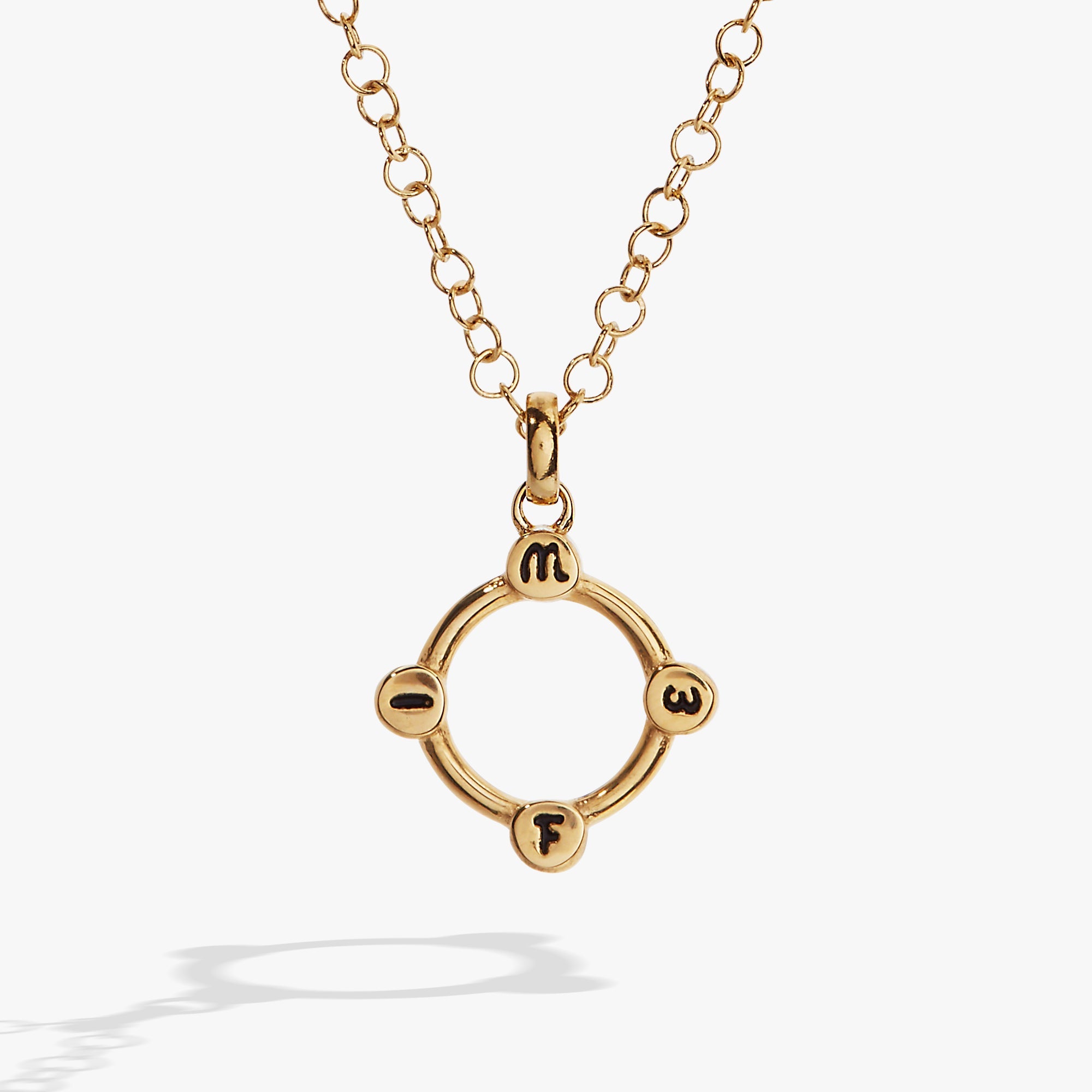 Wife Hidden Message Acrostic Necklace - Aaria Tees Aaria Tees