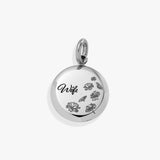 Wife Flower Disc Charm - Aaria Tees Aaria Tees