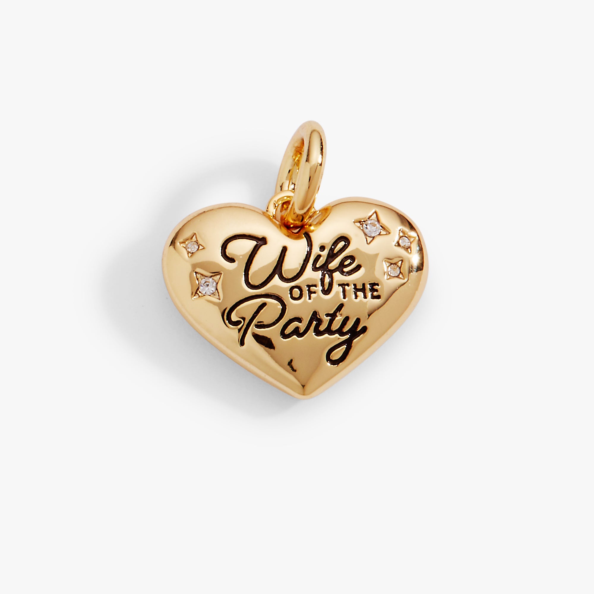 ‘Wife of the Party’ Heart Charm - Aaria Tees Aaria Tees