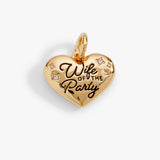 ‘Wife of the Party’ Heart Charm - Aaria Tees Aaria Tees