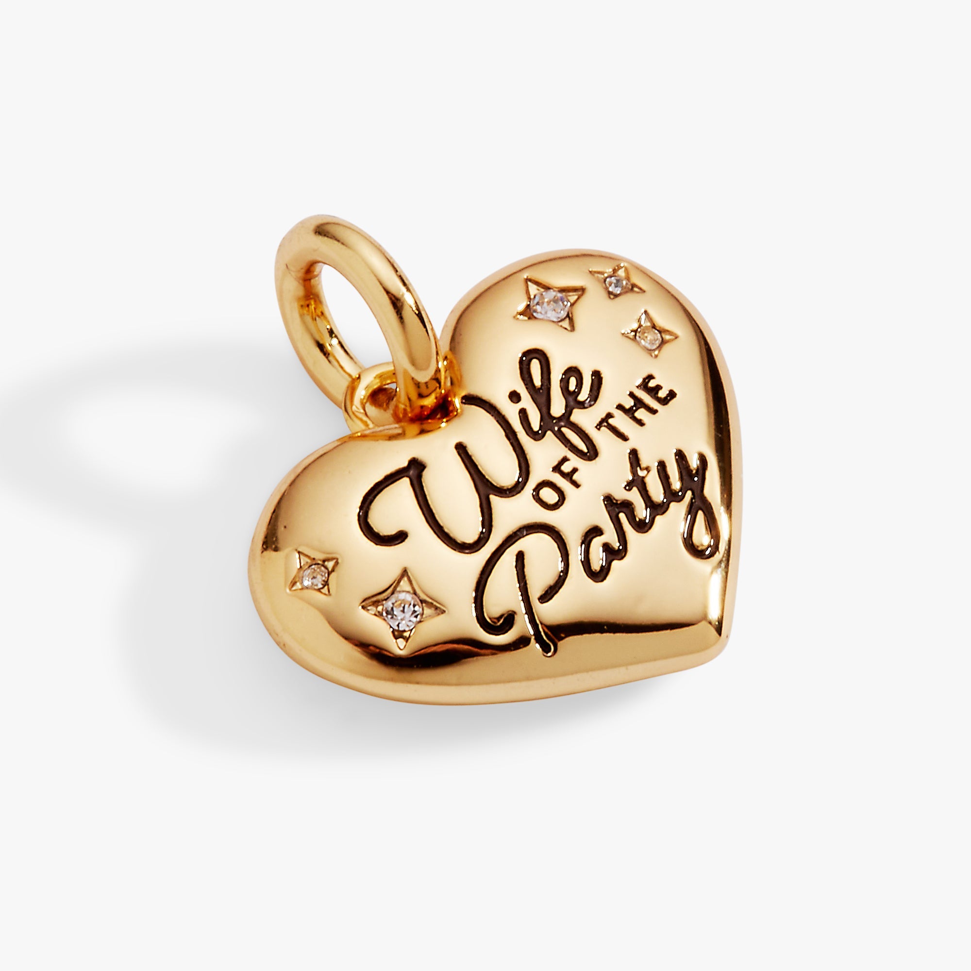 ‘Wife of the Party’ Heart Charm - Aaria Tees Aaria Tees