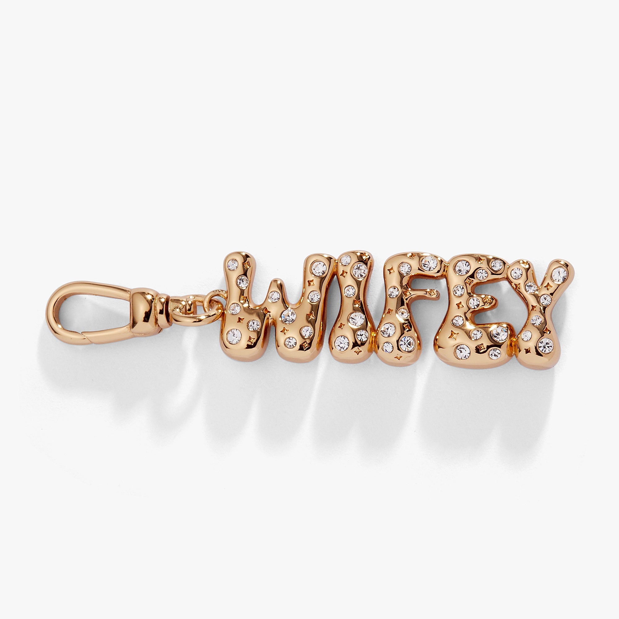 'Wifey' Bubble Crystal Clip Charm - Aaria Tees Aaria Tees