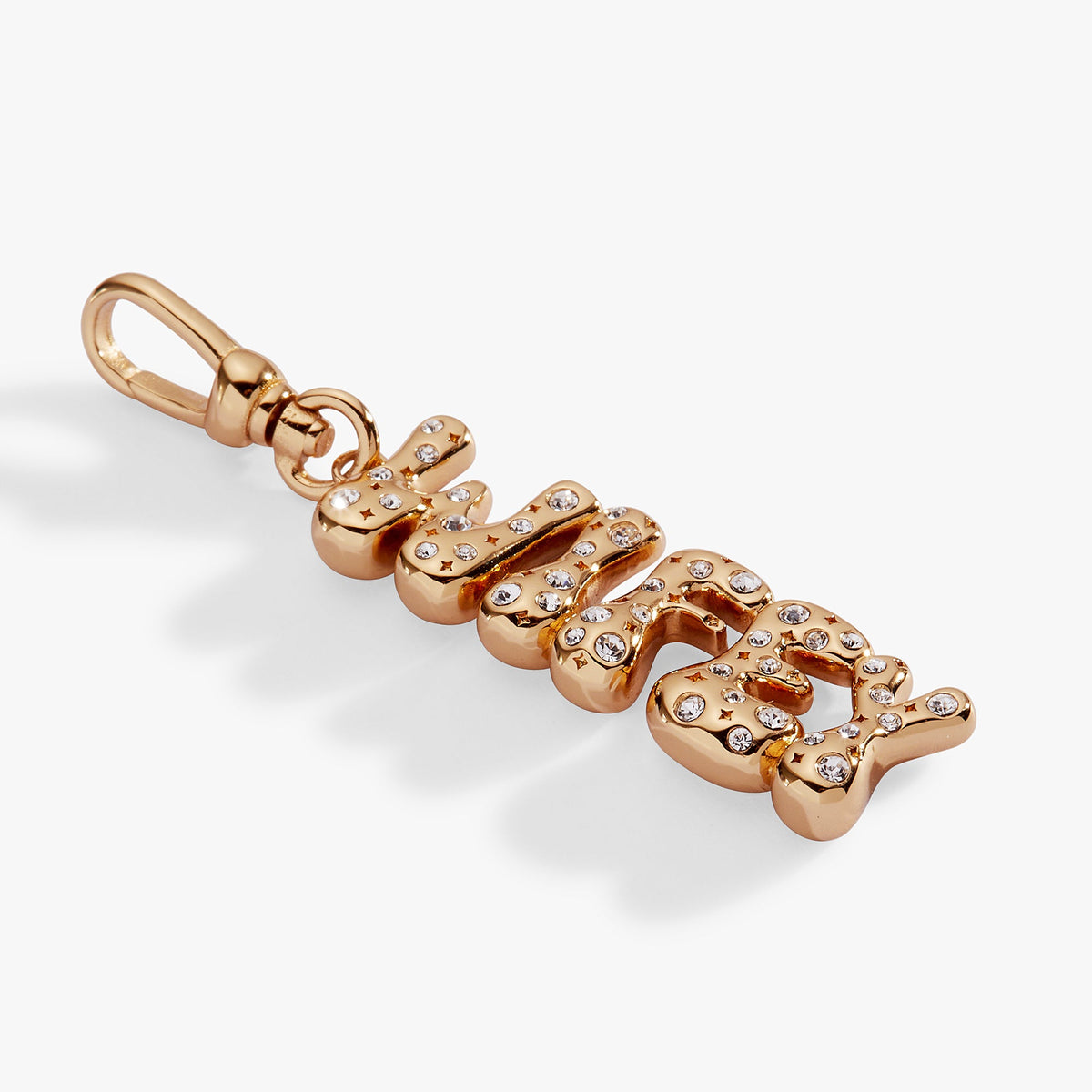 'Wifey' Bubble Crystal Clip Charm - Aaria Tees