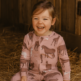 Wild Horses Convertible Romper Aaria Tees