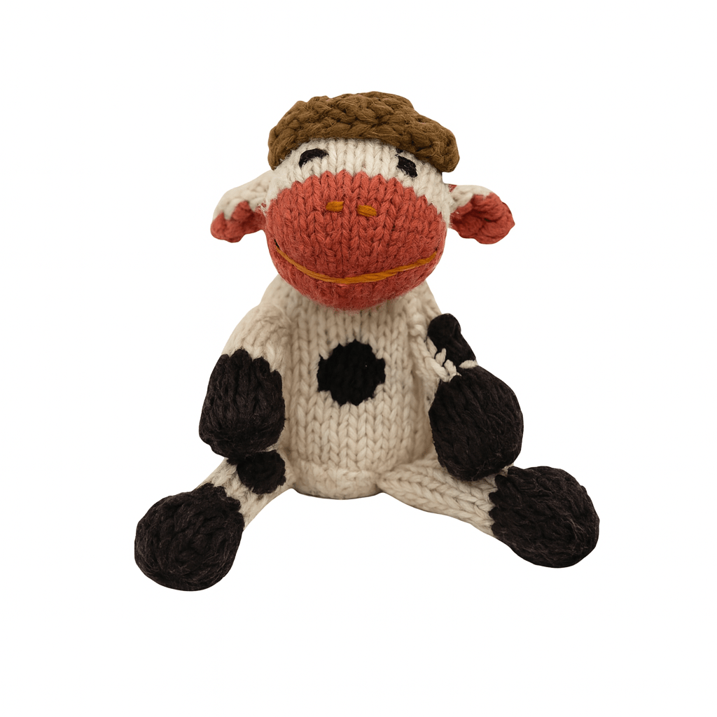 Wool Knit Buddy  | Willa the Cow - Aaria Tees Aaria Tees