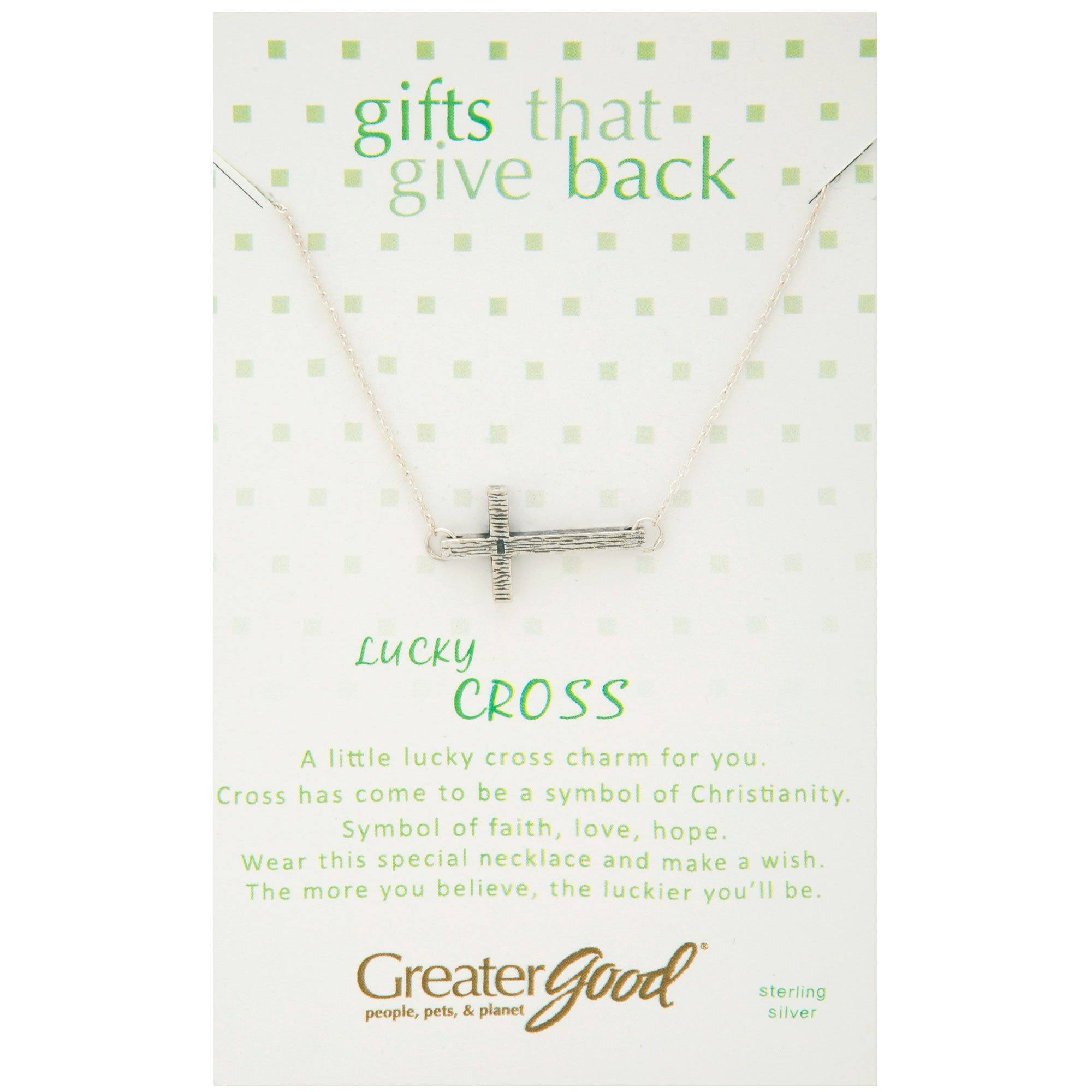 Wish You Well Cross Sterling Necklace - Aaria Tees Aaria Tees