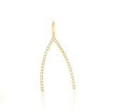 Wishbone Pendant with Chain Aaria Tees