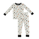 Howl-O-Ween Pups (Women's Long Sleeve PJ) - Aaria Tees Aaria Tees