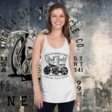 Black Hearted Gypsy Women's Racerback Tank Top | Biker Lifestyle Apparel - Aaria Tees Aaria Tees