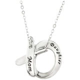 XO Mother Daughter Necklace - Aaria Tees Aaria Tees