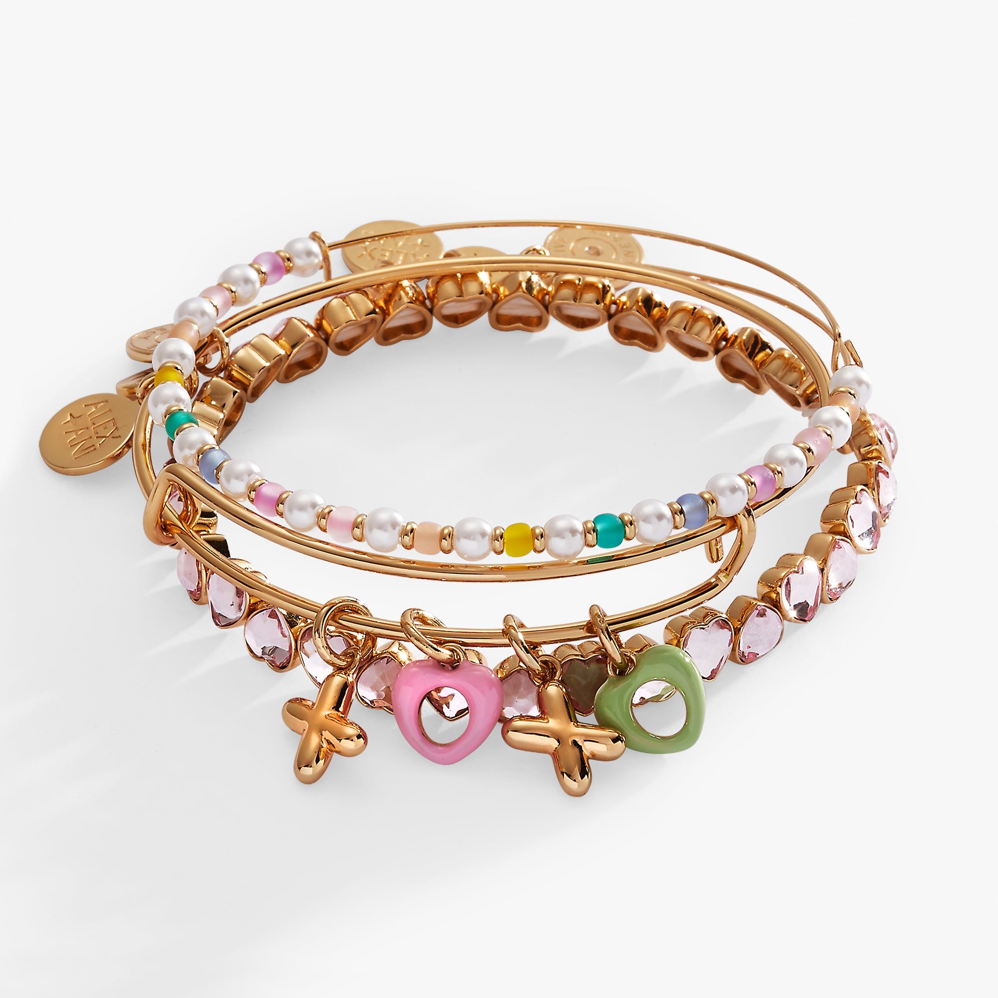 XOXO Bracelet Set of 3 - Aaria Tees Aaria Tees