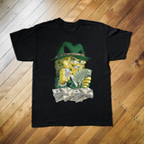 Spongebob Gettin' Money Black Tee Aaria Tees