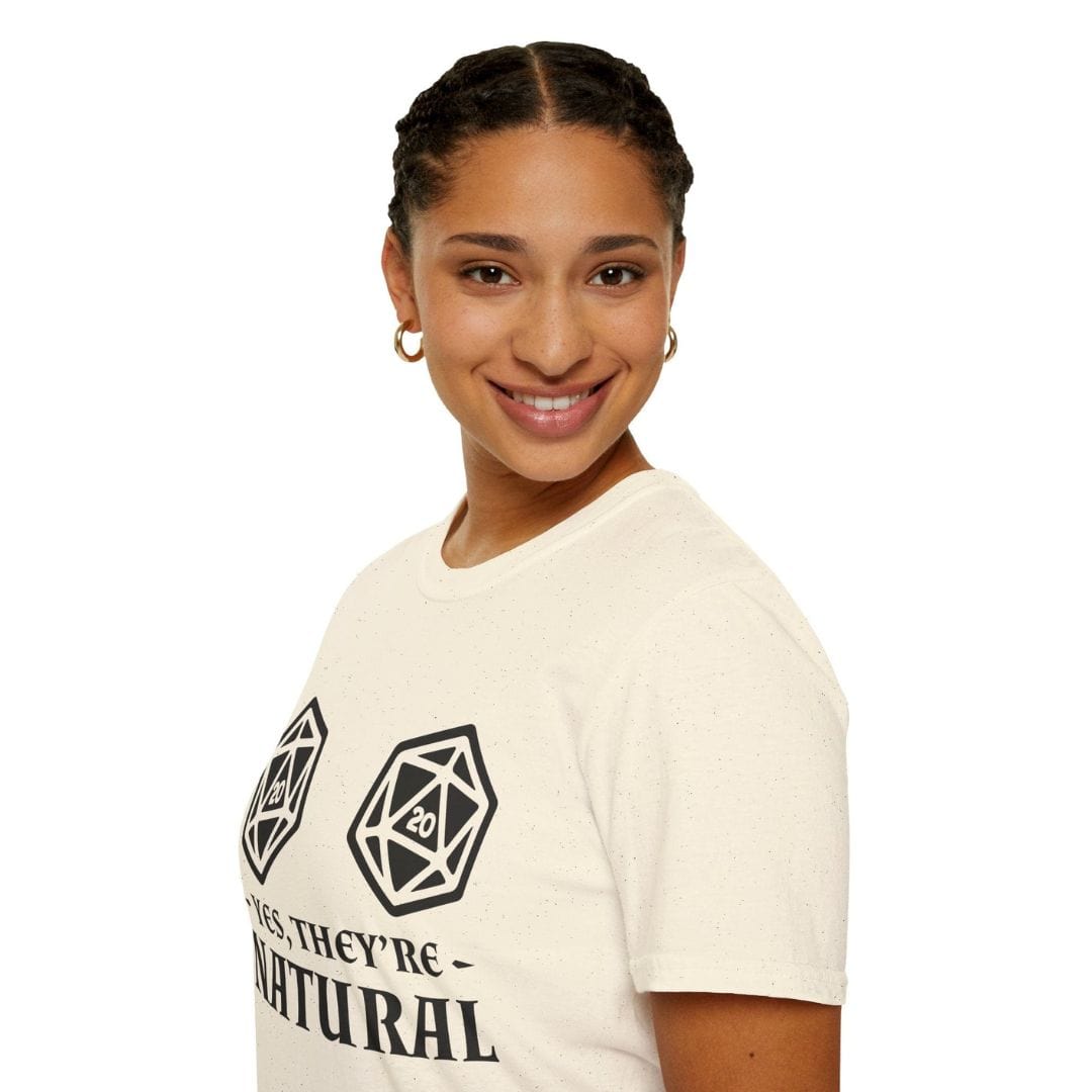 Yes They're Natural DnD Shirt - Aaria Tees Aaria Tees