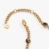 Yin Yang Curb Chain Bracelet - Aaria Tees Aaria Tees