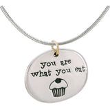 You Are What You Eat Necklace - Aaria Tees Aaria Tees