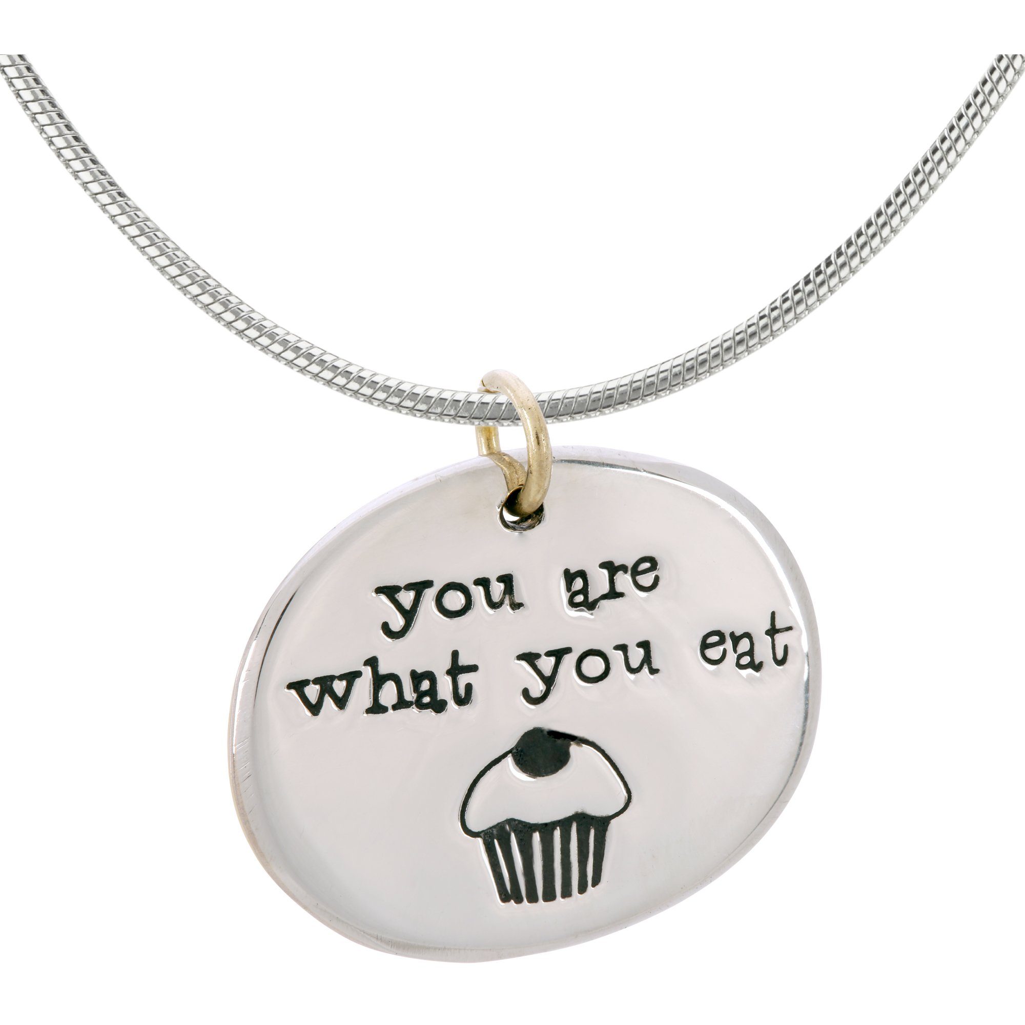 You Are What You Eat Necklace - Aaria Tees Aaria Tees