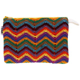 Zig Zag Crochet Coin Purse/Zipper Pouch - Aaria Tees Aaria Tees