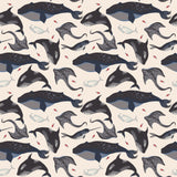 Deep Sea Creatures Whale Zipper Footie Aaria Tees