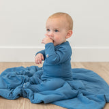 Zipper Footie Captain Blue Aaria Tees