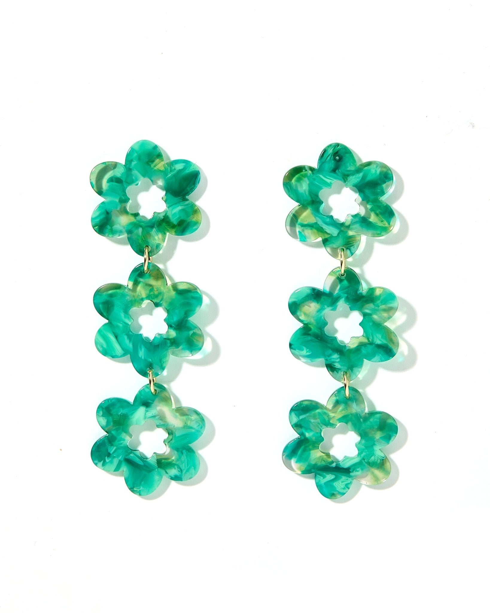 Zoey Statement Earrings - Bahama Mama - Aaria Tees Aaria Tees