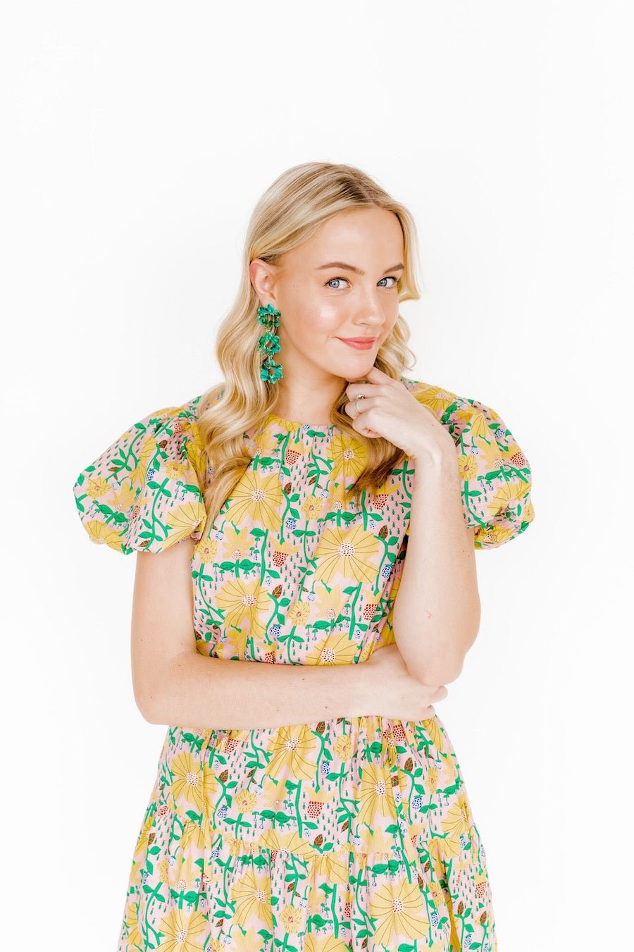 Zoey Statement Earrings - Bahama Mama - Aaria Tees Aaria Tees