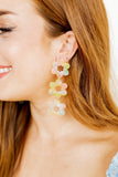 Zoey Statement Earrings - Neon Punch - Aaria Tees Aaria Tees