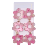 Zoey Statement Earrings - Rose Water - Aaria Tees Aaria Tees